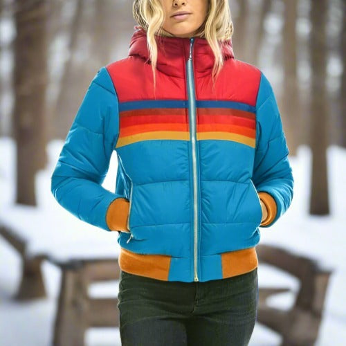 Eira - Cálida chaqueta retro para el invierno