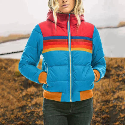 Esther | Chaqueta térmica arco iris