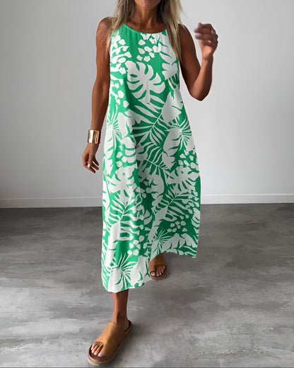 Elegante vestido sin mangas