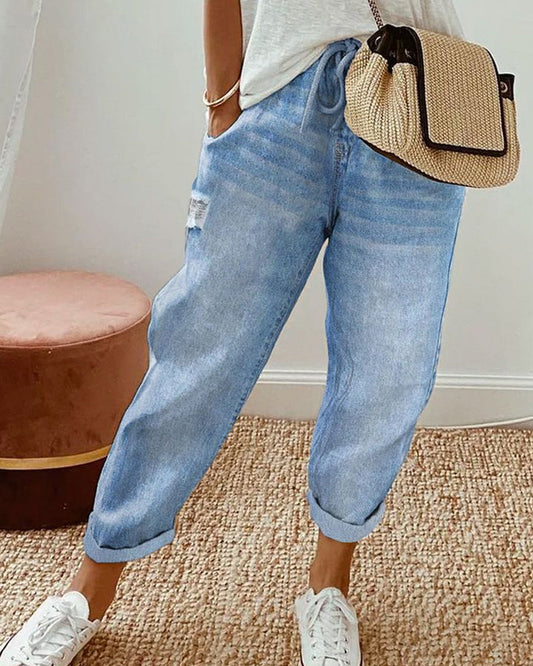 Jeanne | Vaqueros con estilo casual y bolsillos