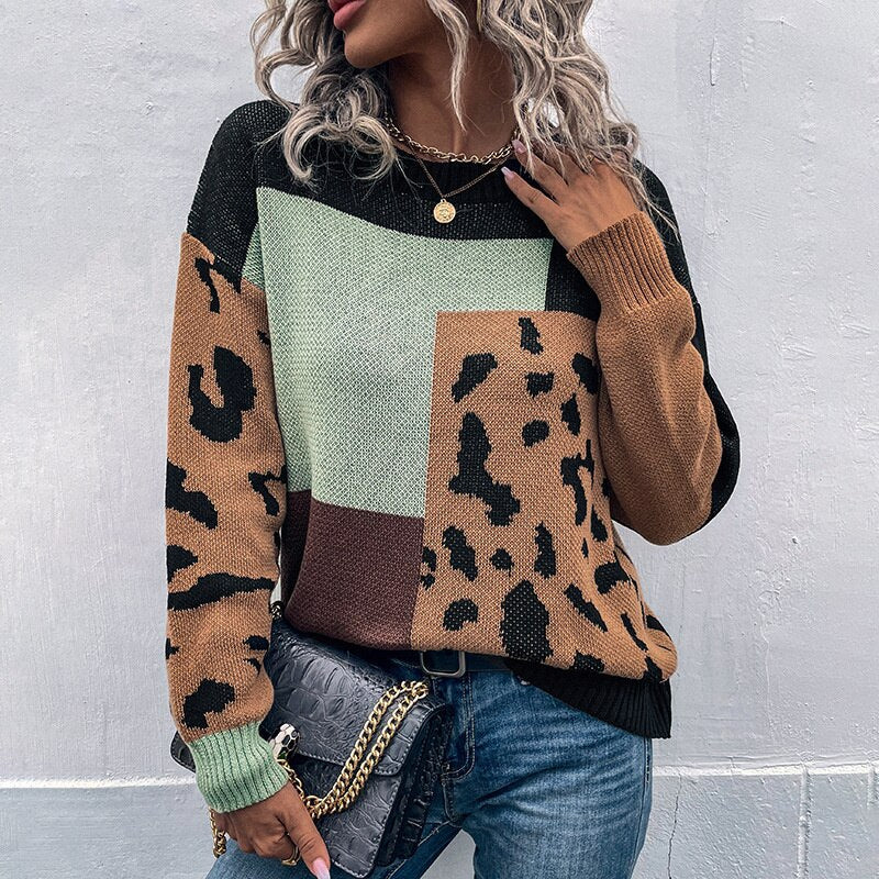 Jersey informal de leopardo