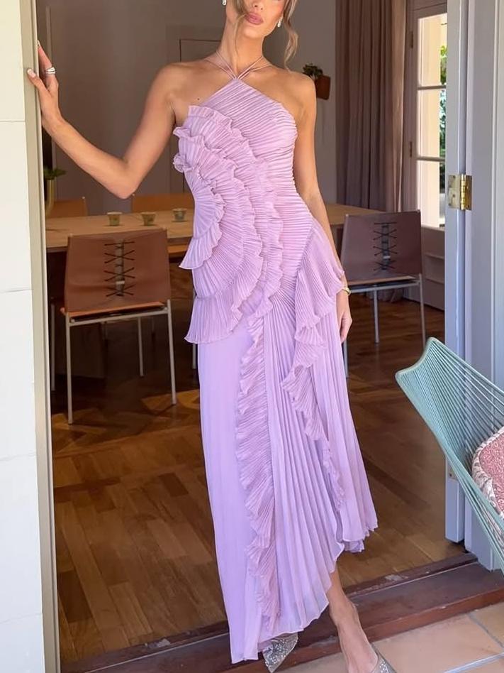 Ocean Vortex Maxi Dress