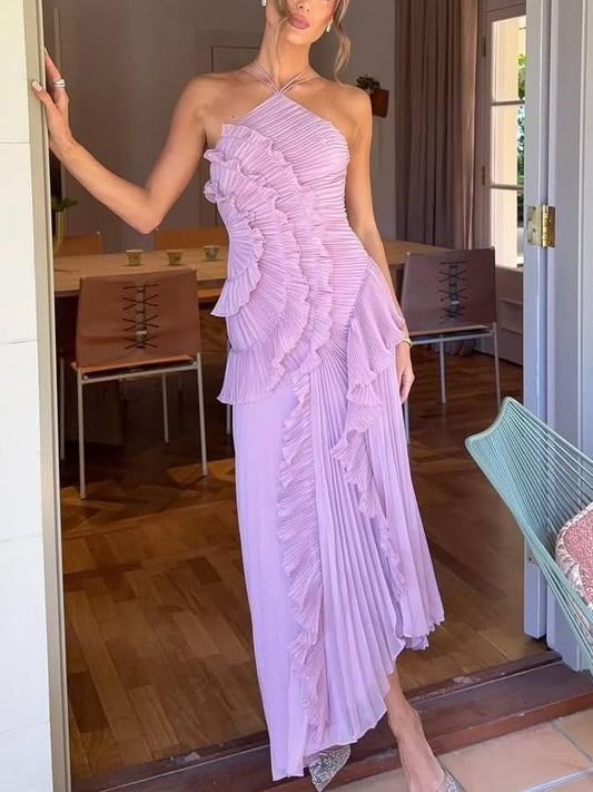 Ocean Vortex Maxi Dress