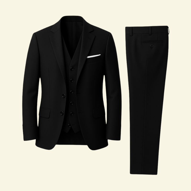 Męski Garnitur Slim Fit