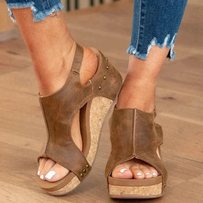 Maeve® | Sandalias elegantes y cómodas con tacón de cuña
