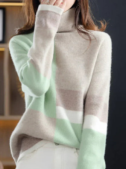 Riley | jersey clásico de cuello alto para mujer