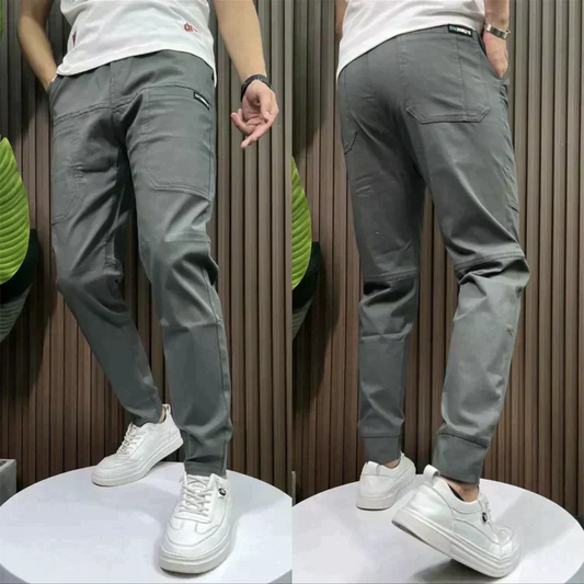 Pantalones cargo elásticos