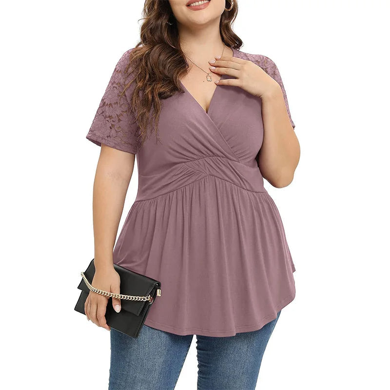Camiseta Vardi Dante™ Benthe Plus-Size | Airing & Trendy