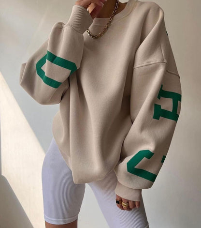 Sudadera oversize de mujer
