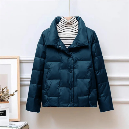 Chaqueta puffer esencial para el estilo y la comodidad de las mujeres en invierno