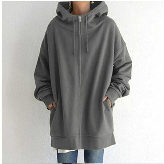Sudadera con capucha y cremallera Alexia, Otoño/Invierno, Mujer