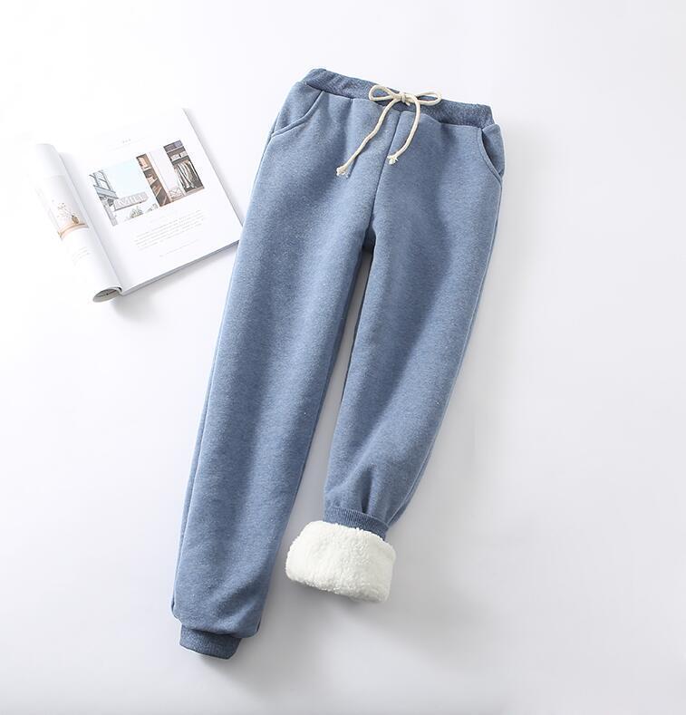 Hablar - Cómodo pantalón de chándal de algodón y cachemira