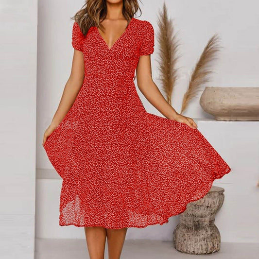 Gran vestido ancho para el verano
