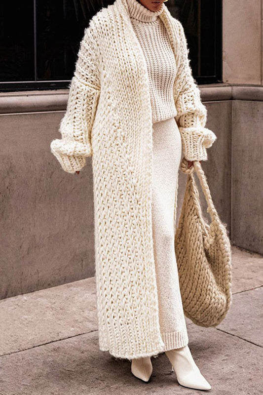 Un elegante jersey largo para cualquier ocasión