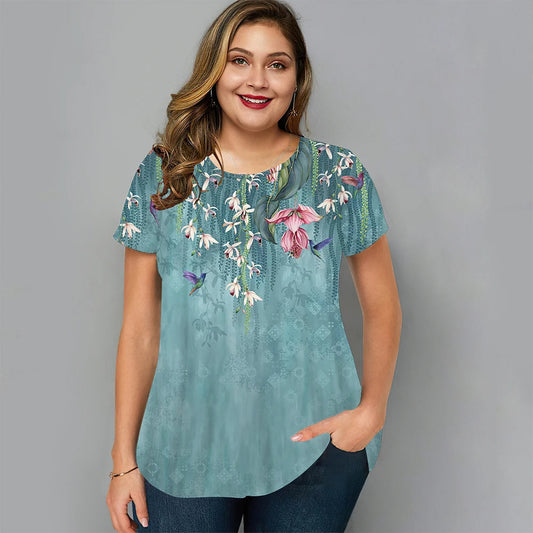 Camiseta Vardi Dante™ Lois Plus-Size | Merry & Summery