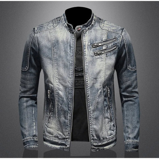 Jayden - Chaqueta - Casual - Vaquera - Ideal para invierno para hombre