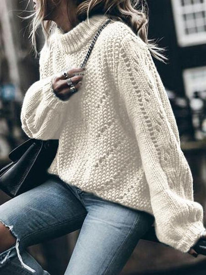Elegante jersey de manga larga para lucir con estilo
