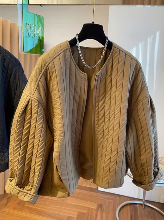 Chaqueta acolchada con cremallera