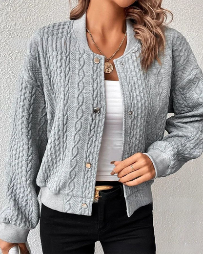 Ilse Jacq | Chaqueta de punto lisa con botones