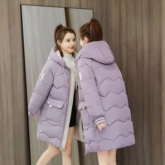 Jenna | Parka larga de algodón