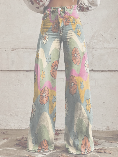 Dahlian - Elegantes pantalones acampanados para mujer