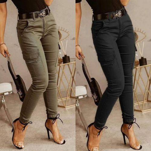 Pantalones cargo para señora
