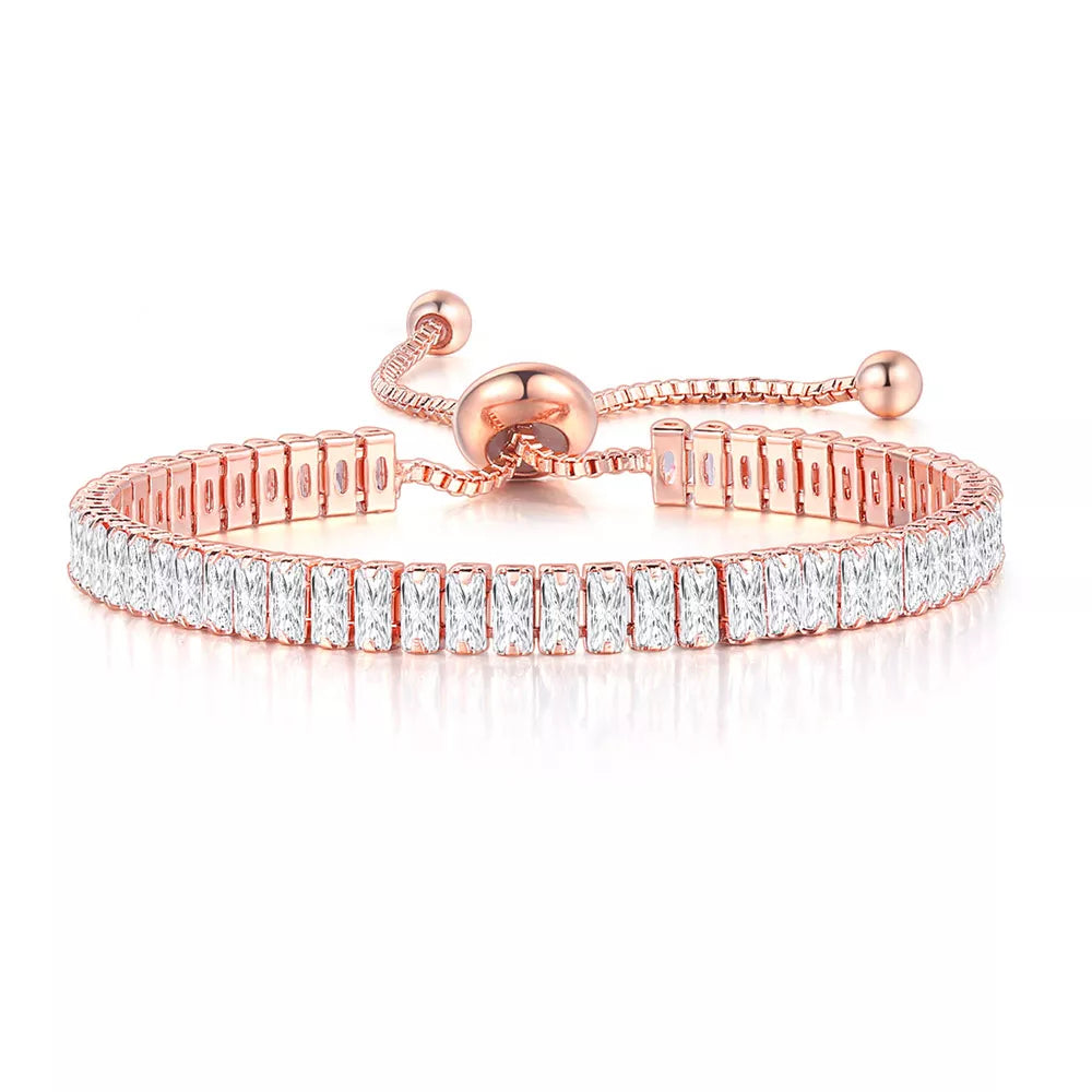 Pulsera de oro rosa | ¡Única y ajustable en tamaño!