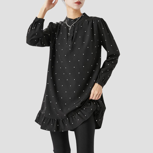 Tere | Elegante blusa de lunares