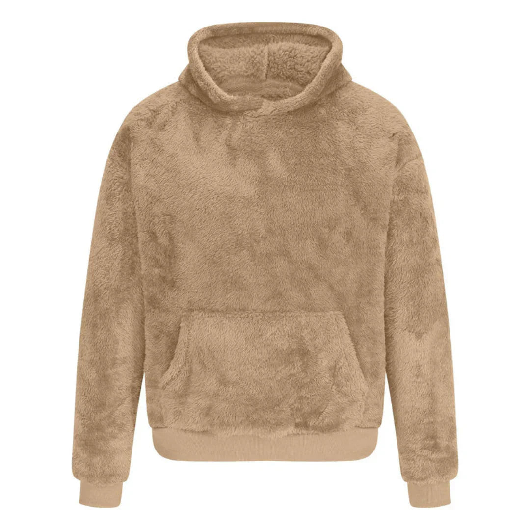 Peluche: cálido y esponjoso jersey con capucha