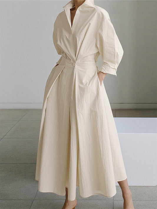 Vestido primaveral elegante y cómodo