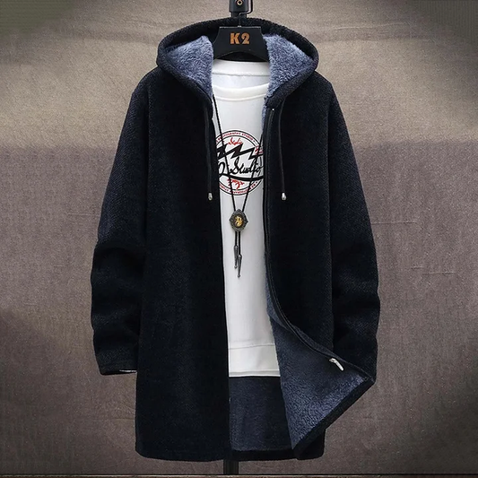 Elegante jersey de felpa para los días fríos