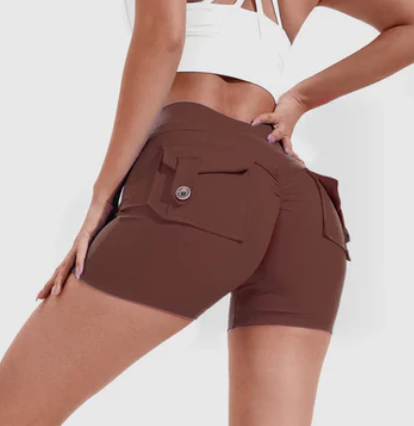 Pantalones cortos de cintura alta