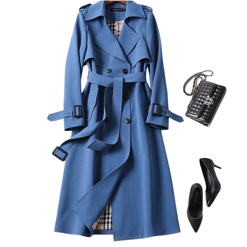 Elegante gabardina para mujer