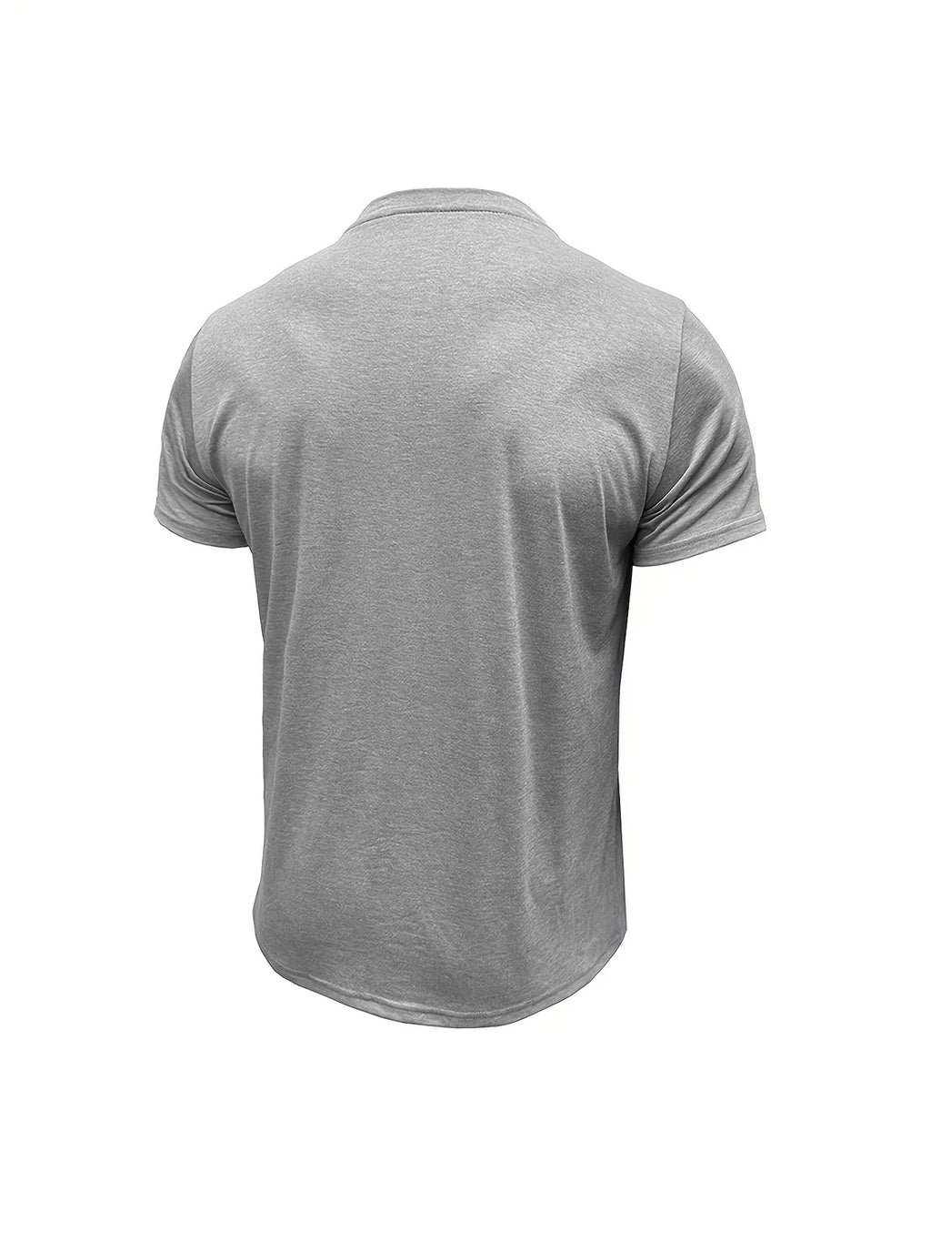 Męska Koszulka Henley Guzikami
