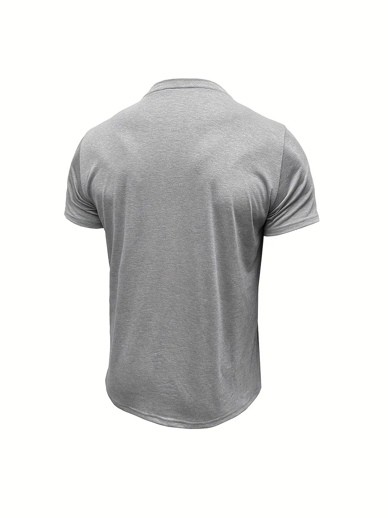 Męska Koszulka Henley Guzikami