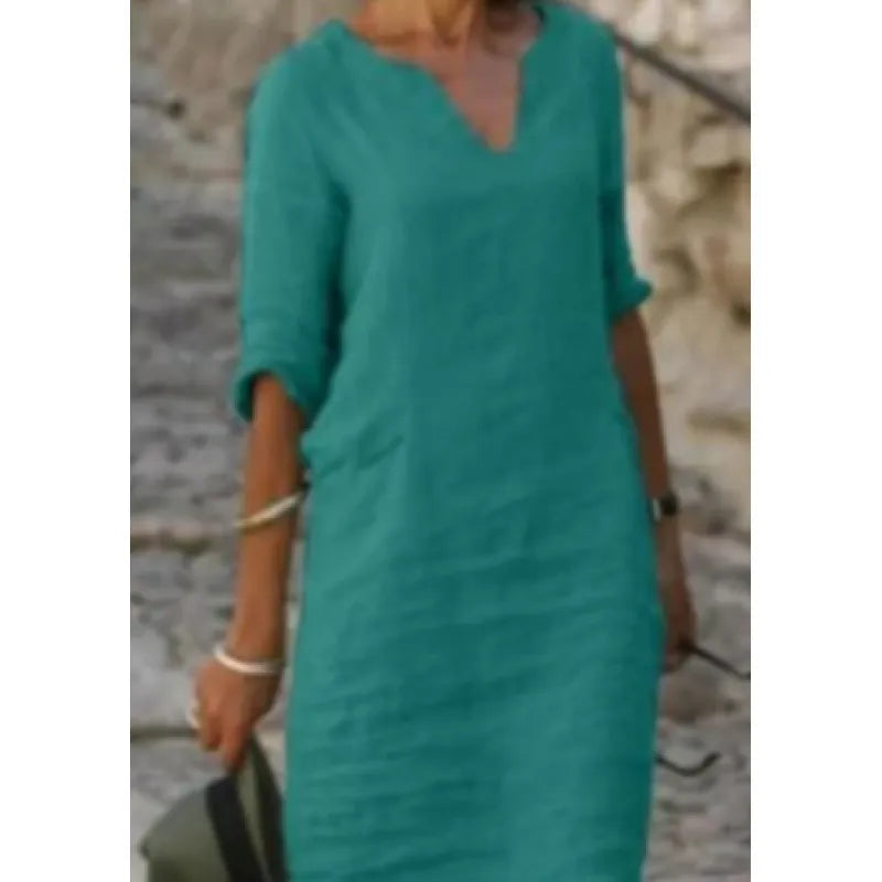 Vestidos con cuello en V para mujer