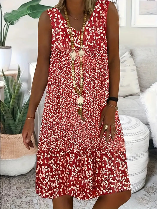 Vestido boho sin mangas