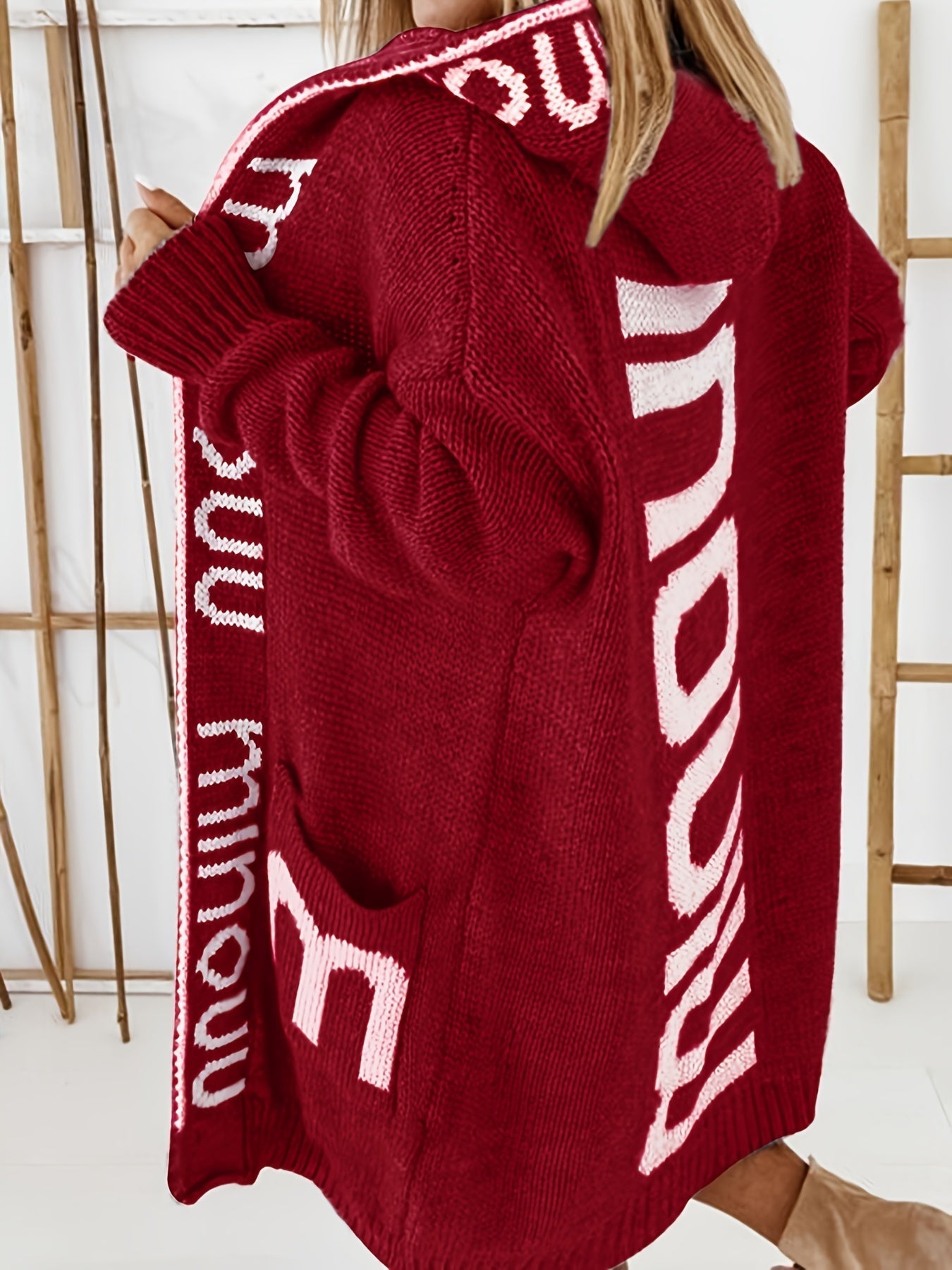 Elisa | Chaqueta con capucha y cuello estampado para mujer - Ideal para todas las temporadas