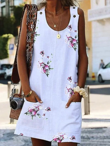 vestido de verano con botones