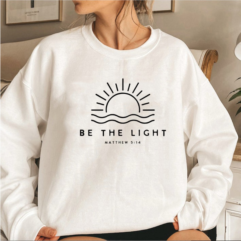 Sudadera Ester Be The Light, Mujer