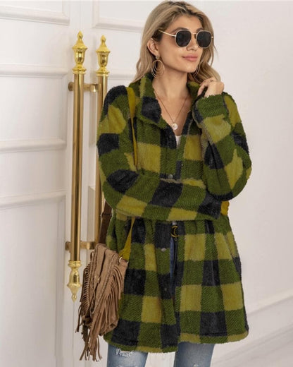 Laura - Elegante chaqueta a cuadros