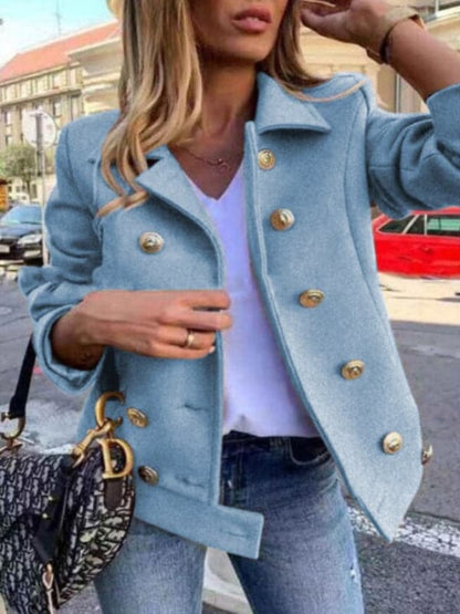 Jenny - Chaqueta corta de diseño con botones dorados
