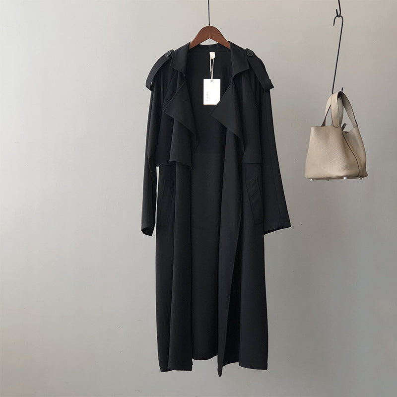 Gabardina retro de mujer