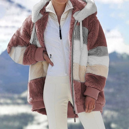 Chaqueta polar con capucha | Azalea