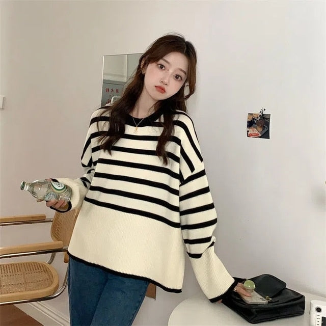 Jersey oversize de cuello alto para un confort acogedor