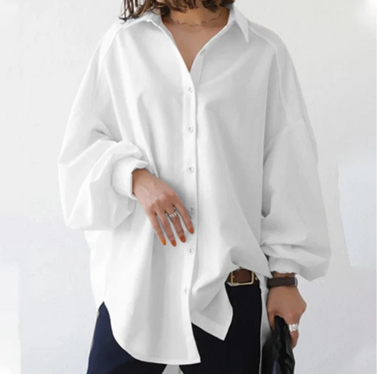 Antonia - Blusa de mujer con solapas a la moda