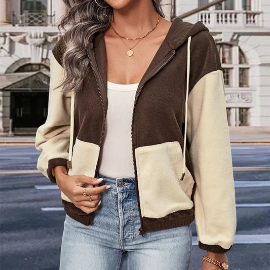 Chaqueta polar con capucha Eilish Jack | Mujer