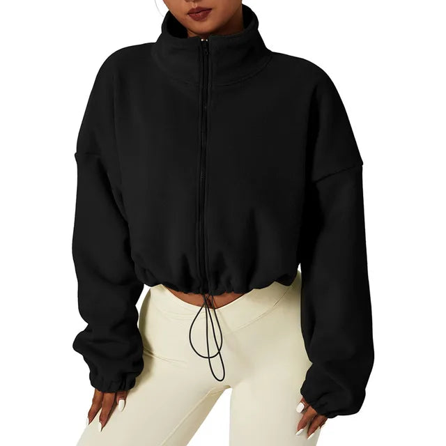 Charlotte - Chaqueta polar acortada
