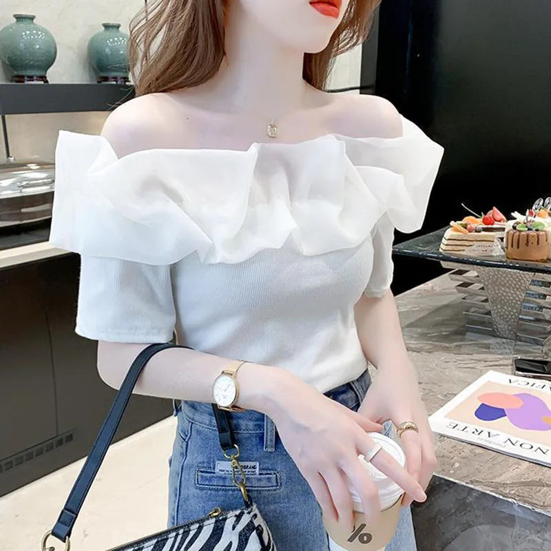 Katherin | Elegante blusa de manga corta