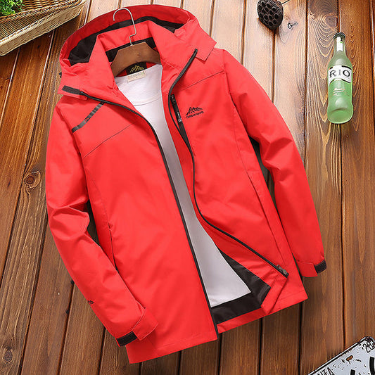 Chubasquero casual ligero e impermeable para hombre | Ideal para otoño/invierno
